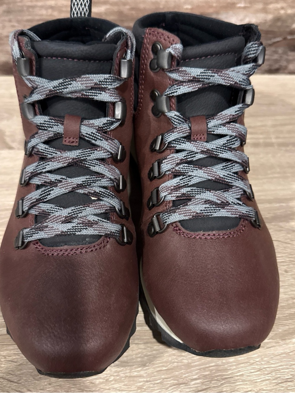 Merrell Women's Burgundy Lace-Up Hiking Boots